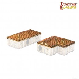 DUNGEONS AND LASERS ROOF SET AMBIENTAZIONE MINIATURES GAME ARCHON STUDIO