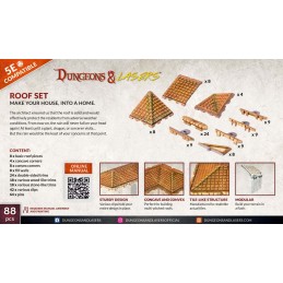 ARCHON STUDIO DUNGEONS AND LASERS ROOF SET SCENARY SET