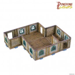 ARCHON STUDIO DUNGEONS AND LASERS WOODEN COTTAGE SCENARY SET