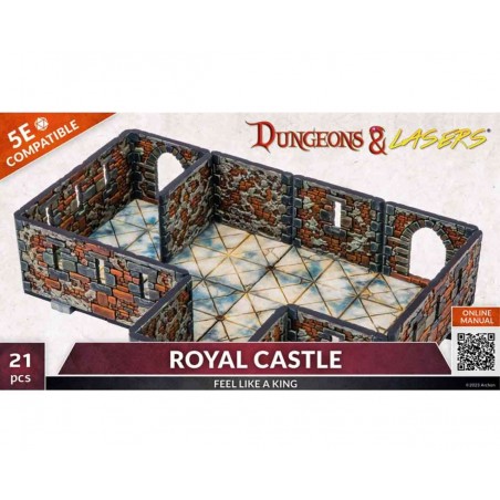 DUNGEONS AND LASERS ROYAL CASTLE SCENARY SET