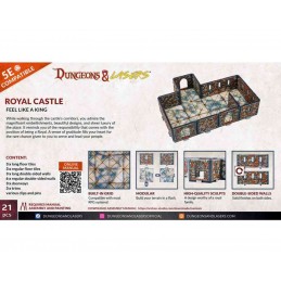 DUNGEONS AND LASERS ROYAL CASTLE AMBIENTAZIONE MINIATURES GAME ARCHON STUDIO