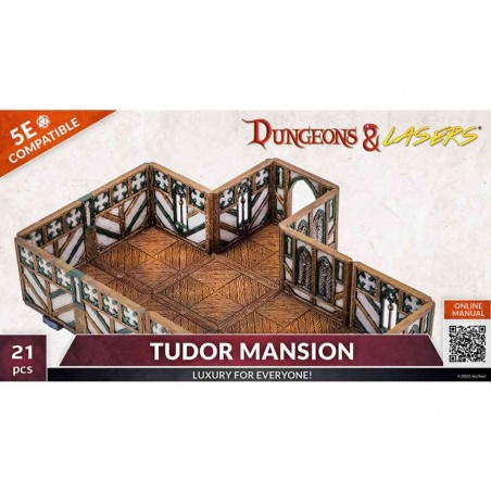 DUNGEONS AND LASERS TUDOR MANSION AMBIENTAZIONE MINIATURES GAME