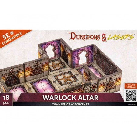 DUNGEONS AND LASERS WARLOCK ALTAR SCENARY SET