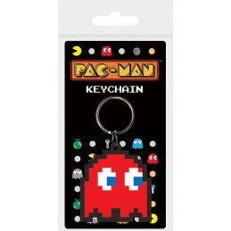 PYRAMID INTERNATIONAL PAC-MAN RED GHOST BLINKY RUBBER KEYCHAIN
