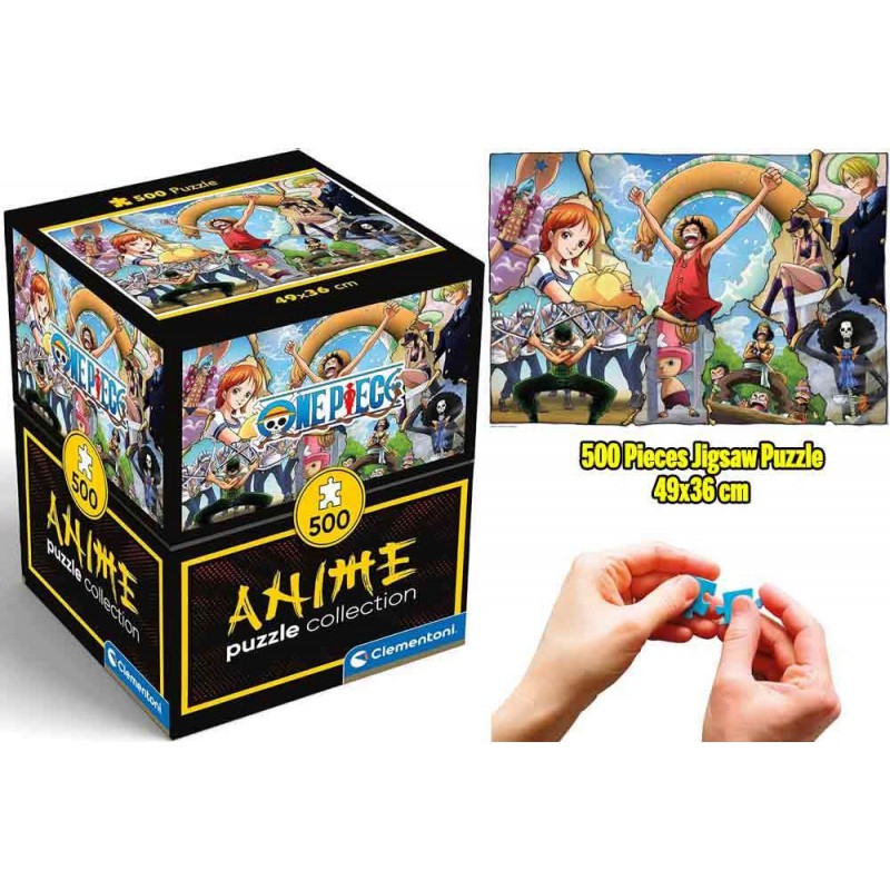 RAVENSBURGER ANIME PUZZLE COLLECTION ONE PIECE THE CREW 500 PIECES JIGSAW 49X36XCM