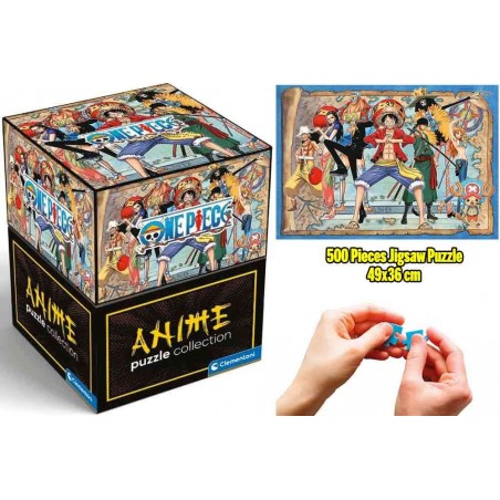 ANIME PUZZLE COLLECTION ONE PIECE MAP 500 PEZZI PUZZLE 49X36XCM