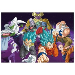 RAVENSBURGER ANIME PUZZLE COLLECTION DRAGON BALL SUPER WARRIORS 500 PIECES JIGSAW 49X36XCM