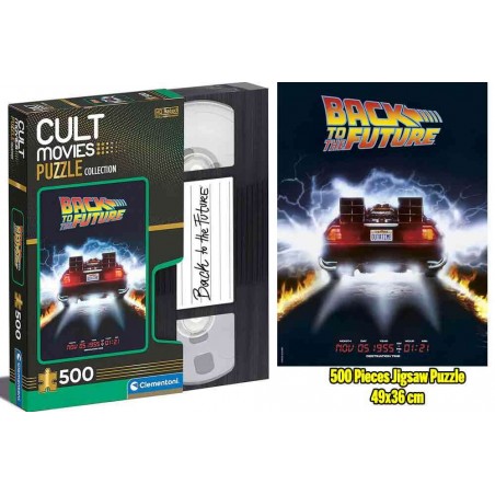 CULT MOVIES PUZZLE COLLECTION BACK TO THE FUTURE 500 PIECES JIGSAW 49X36 CM