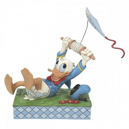 DISNEY TRADITIONS DONALD DUCK WITH KITE STATUE FIGURE