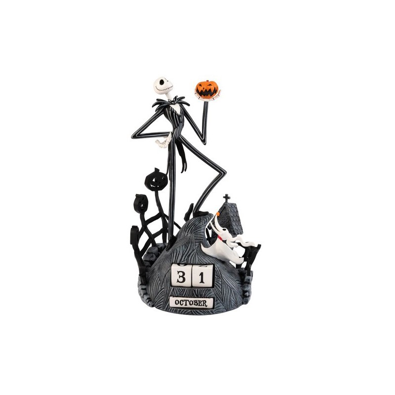 THE NIGHTMARE BEFORE CHRISTMAS JACK AND ZERO CALENDARIO PERPETUO FIGURE GRUPO ERIK