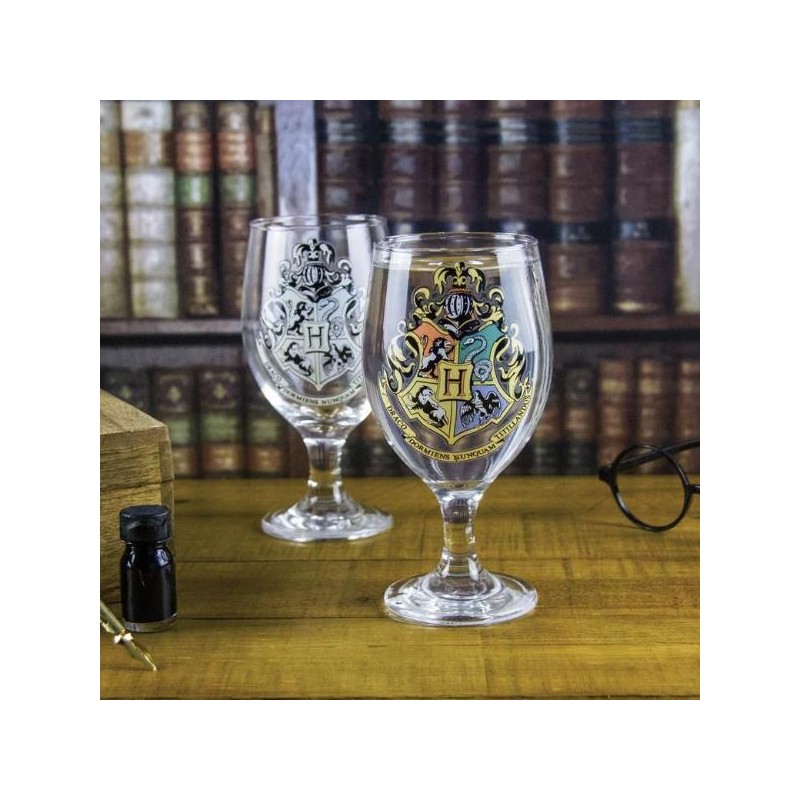 PALADONE PRODUCTS HARRY POTTER HOGWARTS COLOUR CHANGE WATER GLASS