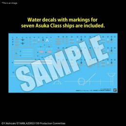 YAMATO EDF ASUKA-CLASS SUPPLY CARRIER AMPHIBIOUS ASSAULT SHIP DX MODEL KIT BANDAI