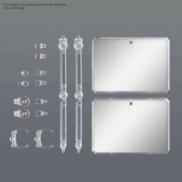 BANDAI ACTION BASE 7 CLEAR MIRROR SET FOR MODEL KIT AND FIGURE