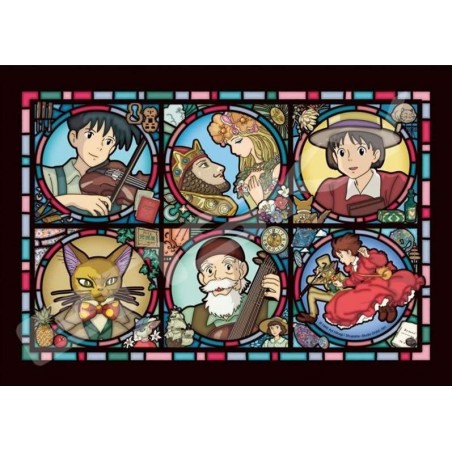 WHISPER OF THE HEART STAINED GLASS 208 PCS JIGSAW