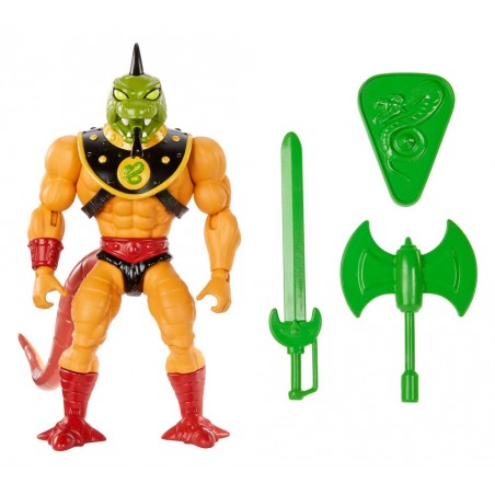 MASTERS OF THE UNIVERSE ORIGINS REPTILAX SNAKE MEN ACTION FIGURE