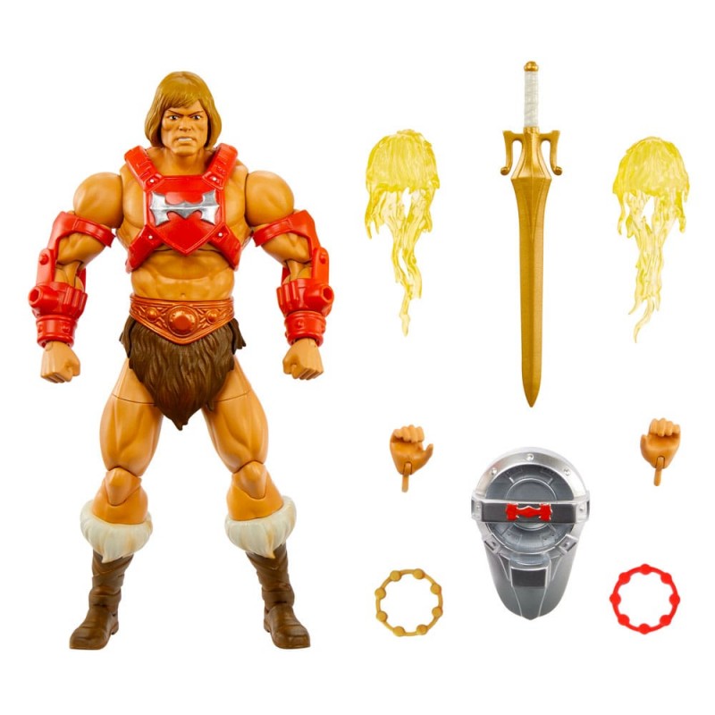 MATTEL MASTERS OF THE UNIVERSE HE-MAN THUNDER PUNCH NEW ETERNIA ACTION FIGURE