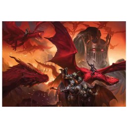 RAVENSBURGER DUNGEONS & DRAGONS DRAGONLANCE SHADOW OF THE DRAGON QUEEN 1000 PIECES JIGSAW 70X50 CM