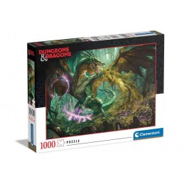 RAVENSBURGER DUNGEONS & DRAGONS THE HUNT FOR THE GREEN DRAGON 1000 PIECES JIGSAW 70X50 CM