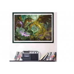 DUNGEONS AND DRAGONS THE HUNT FOR THE GREEN DRAGON 1000 PEZZI PUZZLE 70X50 CM RAVENSBURGER