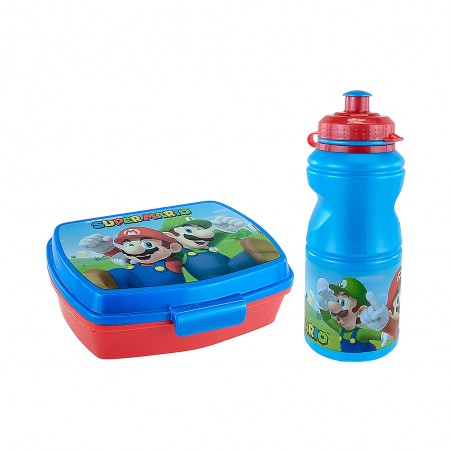 SUPER MARIO LUNCH BOX AND SPORT BOTTLE SET