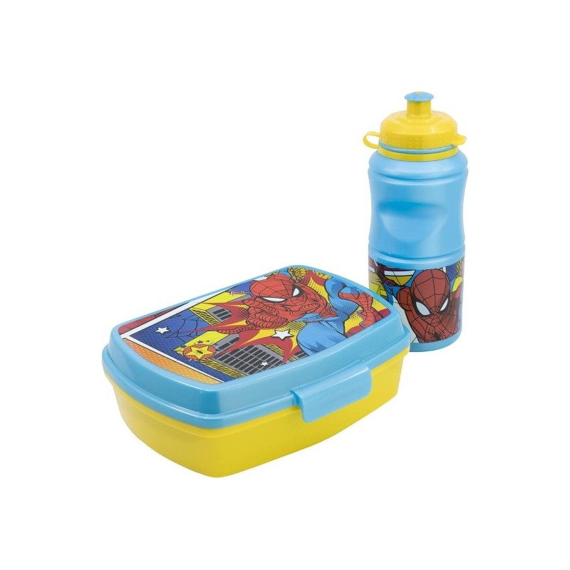 STOR  SPIDER-MAN LUNCH BOX AND SPORT BOTTLE SET