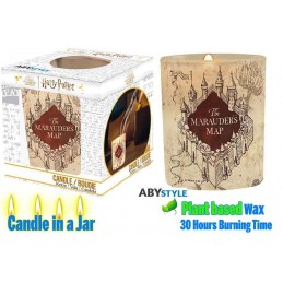 ABYSTYLE CANDLE IN A JAR HARRY POTTER THE MARAUDER'S MAP