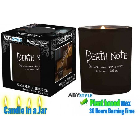 CANDLE IN A JAR DEATH NOTE LIGHT AND RYUK