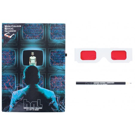 STRANGER THINGS HAWKINS NATIONAL LABORATORY NOTEBOOK PENCIL AND 3D GLASSES