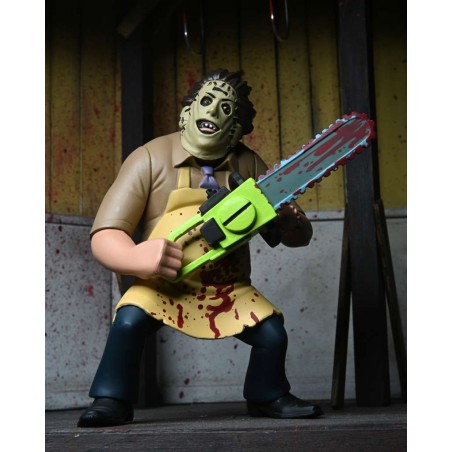 THE TEXAS CHAINSAW MASSACRE BLOODY LEATHERFACE TOONY TERRORS ACTION FIGURE