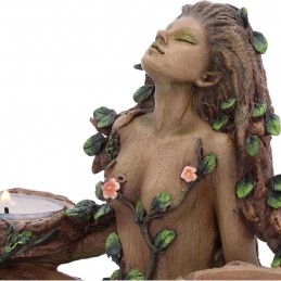 TREE SPIRIT BALANCE OF NATURE FEMALE TEALIGHT CANDLE HOLDER STATUA FIGURE NEMESIS NOW