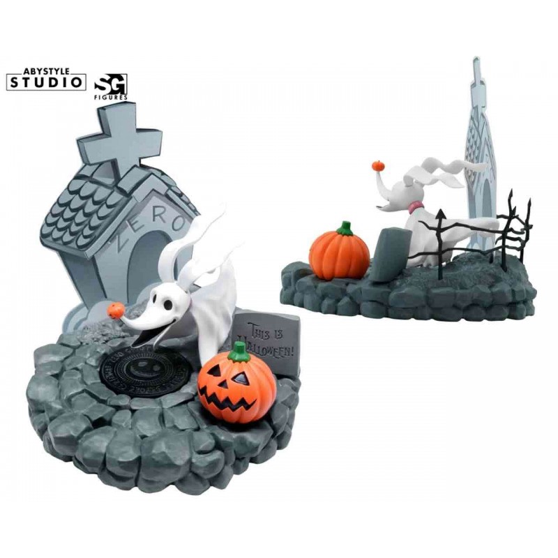 NIGHTMARE BEFORE CHRISTMAST ZERO SUPER FIGURE COLLECTION STATUA ABYSTYLE