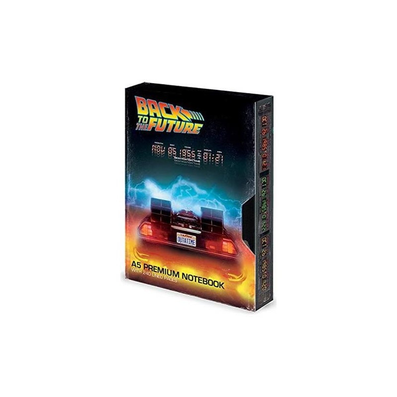 PYRAMID INTERNATIONAL BACK TO THE FUTURE VHS A5 PREMIUM NOTEBOOK