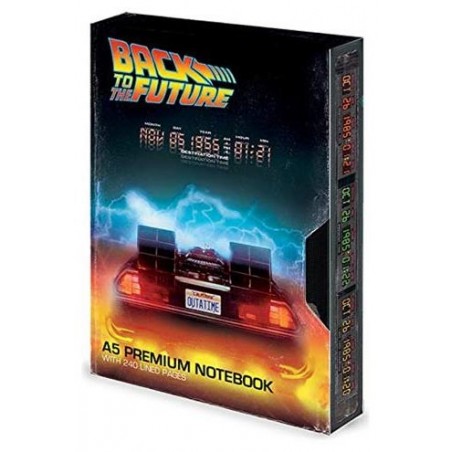 BACK TO THE FUTURE VHS A5 TACCUINO PREMIUM