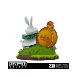 ABYSTYLE ALICE IN WONDERLAND WHITE RABBIT SUPER FIGURE COLLECTION STATUE