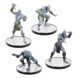 ICONS OF THE REALMS UNDEAD ARMIES GHOULS AND GHASTS SET 4X MINIATURE WIZKIDS