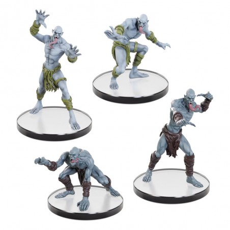 ICONS OF THE REALMS UNDEAD ARMIES GHOULS AND GHASTS SET 4X MINIATURE
