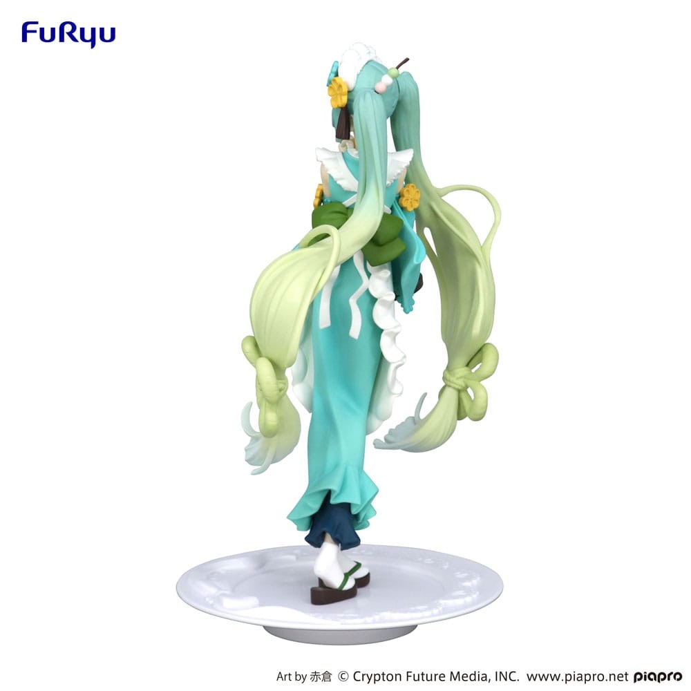 Buy Hatsune Miku Matcha Green Tea Parfait Mint Figure Statue Furyu