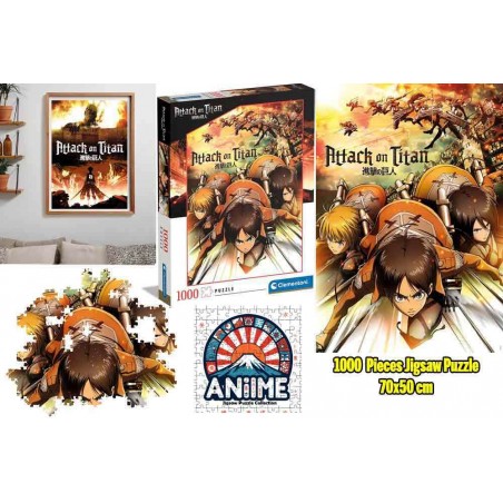 ATTACK ON TITAN VERTICAL ATTACK 1000 PIECES JIGSAW PUZZLE