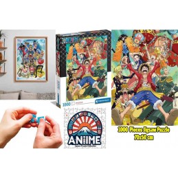 CLEMENTONI ONE PIECE THE TREASURE 1000 PIECES JIGSAW PUZZLE