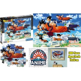 DRAGON BALL SUPER FLYING HEROES 1000 PEZZI PUZZLE CLEMENTONI