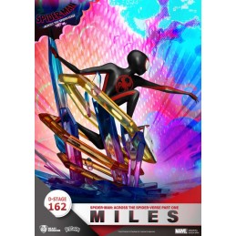 BEAST KINGDOM D-STAGE SPIDER-MAN ACROSS THE SPIDER-VERSE MILES STATUE FIGURE