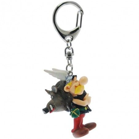 ASTERIX - ASTERIX WITH BOAR KEYRING PORTACHIAVI PVC FIGURE