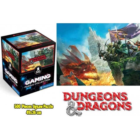 DUNGEONS & DRAGONS DRAGONFIRE 500 PIECES JIGSAW PUZZLE