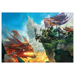 DUNGEONS AND DRAGONS DRAGONFIRE 500 PEZZI PUZZLE CLEMENTONI