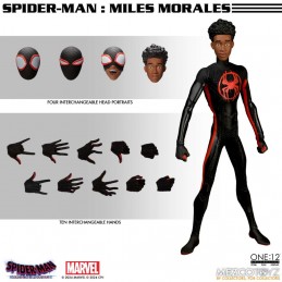 SPIDER-MAN ACROSS THE SPIDER-VERSE MILES MORALES ONE:12 ACTION FIGURE MEZCO TOYS