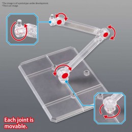 ACTION BASE 7 CLEAR COLOR PER MODEL KIT E FIGURE BANDAI