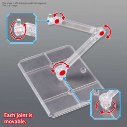 BANDAI copy of ACTION BASE 7 CLEAR MIRROR SET FOR MODEL KIT AND FIGURE