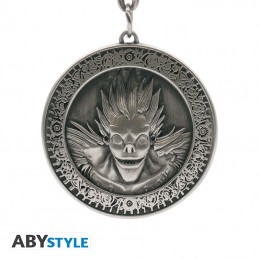 DEATH NOTE RYUK METAL KEYCHAIN PORTACHIAVI IN METALLO ABYSTYLE