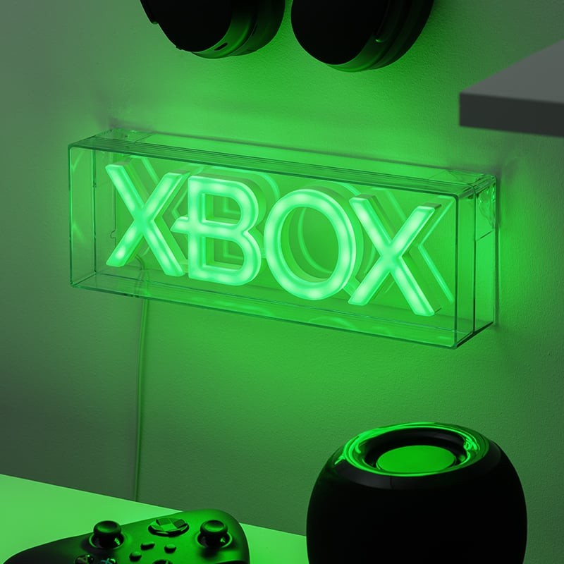 XBOX LED NEON LIGHT LAMPADA PALADONE PRODUCTS