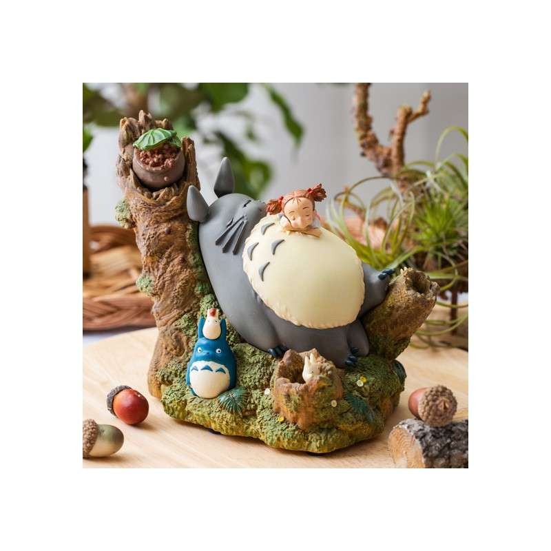 IL MIO VICINO TOTORO MUSIC BOX CARILLON STATUA FIGURE STUDIO GHIBLI